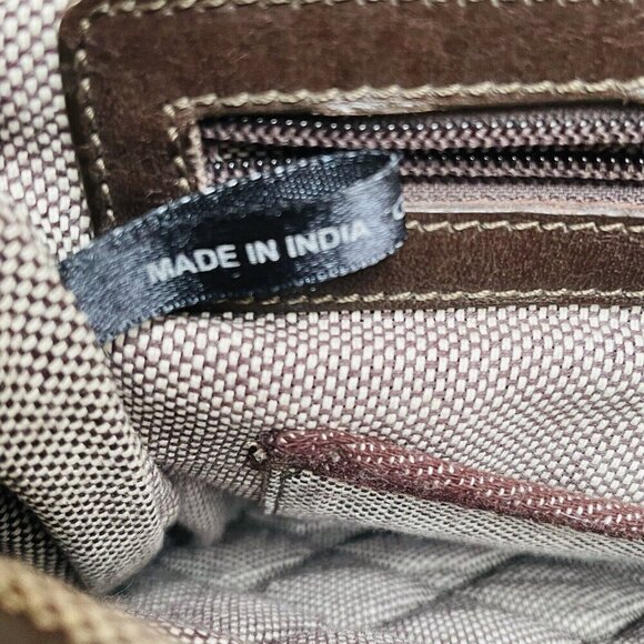 Scully  Leather Messenger Bag Crossbody Briefcase Brown Work Career Travel - Picture 15 of 15